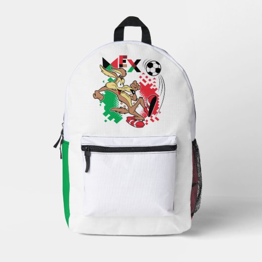 WILE E. COYOTE™ Team Mexico Soccer Graphic Bedruckter Rucksack (Vorderseite)