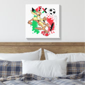 WILE E. COYOTE™ Team Mexico Soccer Graphic Leinwanddruck (Insitu (Schlafzimmer))