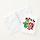 WILE E. COYOTE™ Team Mexico Soccer Graphic Notizblock (Innenseite)