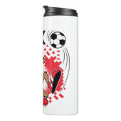 WILE E. COYOTE™ Team Mexico Soccer Graphic Thermosbecher (Nach rechts gedreht)