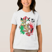 WILE E. COYOTE™ Team Mexico Soccer Graphic Tri-Blend Shirt (Vorderseite)