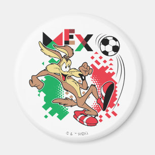WILE E. COYOTE™ Team Mexiko Fußball-Grafik Magnet