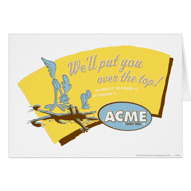 WILE E. COYOTE™ und ROAD RUNNER™ Acme (Vorderseite (Horizontal))
