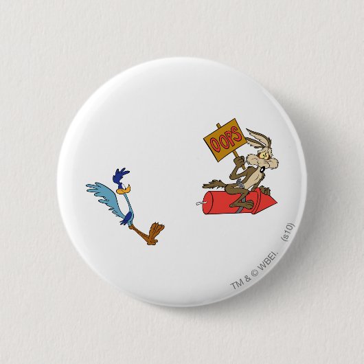 WILE E. COYOTE™ UND ROAD RUNNER™ ACME Rocket Button (Vorderseite)