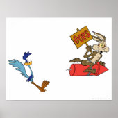 WILE E. COYOTE™ UND ROAD RUNNER™ ACME Rocket Poster (Vorne)