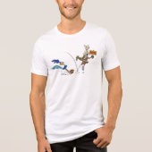 WILE E. COYOTE™ UND ROAD RUNNER™ Pogo Stick Tri-Blend Shirt (Vorderseite)