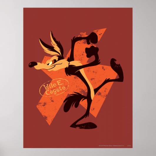 Wile E. Coyote Vorbereitung auf die Ausführung Poster (Vorne)