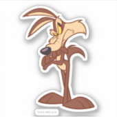 WILE E. COYOTE™-Waffen überquert Aufkleber (Vorderseite)