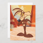 WILE E. COYOTE™-Waffen überquert Einladung (Vorne/Hinten)