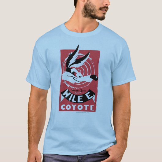 WILE E. COYOTE™ Warner Bros. Geschenkposter T-Shirt (Vorderseite)