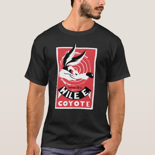 WILE E. COYOTE™ Warner Bros. Geschenkposter T-Shirt (Vorderseite)