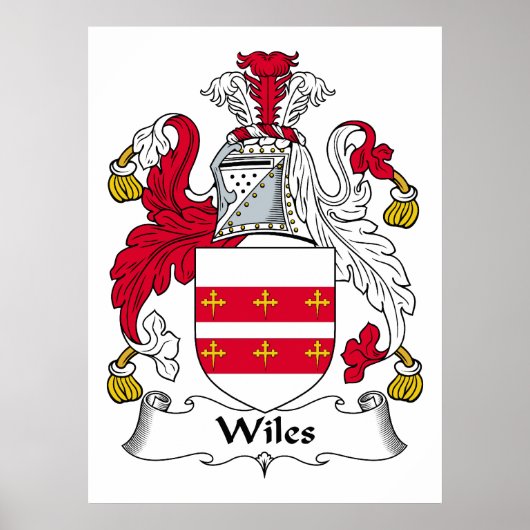 Wiles Familienwappen Poster (Vorne)
