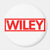 Wiley Briefmarke Magnet (Vorne)