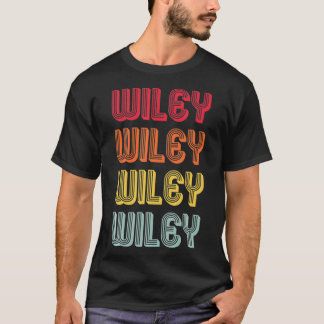 WILEY Gift Nachname Funny Retro Vintager 80er Birt T-Shirt