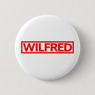 Wilfred Briefmarke Button