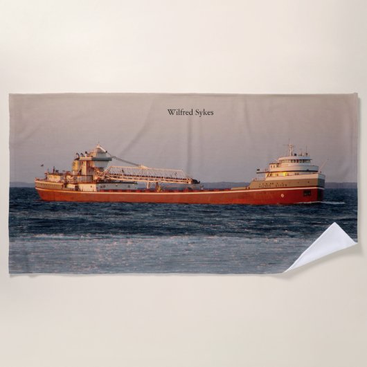 Wilfred Sykes Badtuch Strandtuch (Vorderseite)