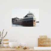 WILFRED SYKES BULK FREIGHTER POSTER (Küche)