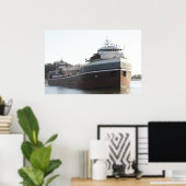 WILFRED SYKES BULK FREIGHTER POSTER (Heimbüro)