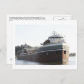 WILFRED SYKES BULK FREIGHTER POSTKARTE (Vorne/Hinten)