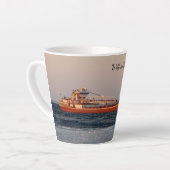 Wilfred Sykes latte Tasse (Linke Ecke)