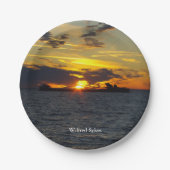 Wilfred Sykes Pappteller (Vorderseite)