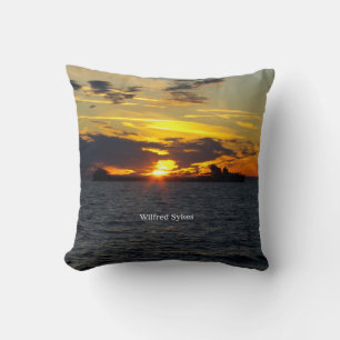 Wilfred Sykes Sonnenuntergang Quadratkissen Kissen