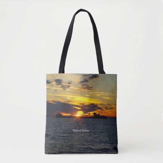 Wilfred Sykes Sunset auf der ganzen Tasche (Vorderseite)