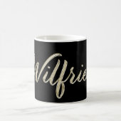 Wilfried Name whitegold Tasse Teetasse Kaffeetasse (Mittel)