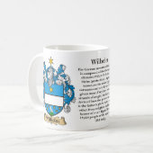 Wilhelm, der Ursprung, die Bedeutung und das Kaffeetasse (Vorderseite Links)