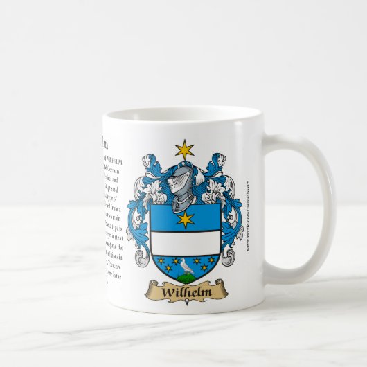 Wilhelm, der Ursprung, die Bedeutung und das Kaffeetasse (Rechts)