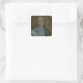 Wilhelm Friedemann Bach, c.1733 Quadratischer Aufkleber (Tasche)