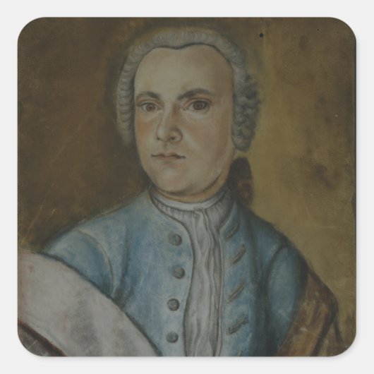 Wilhelm Friedemann Bach, c.1733 Quadratischer Aufkleber (Vorderseite)