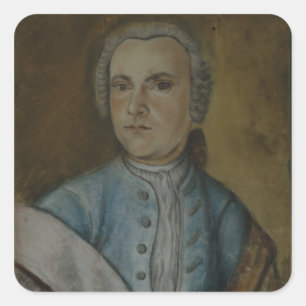 Wilhelm Friedemann Bach, c.1733 Quadratischer Aufkleber
