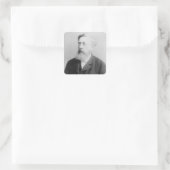 Wilhelm Liebknecht Quadratischer Aufkleber (Tasche)