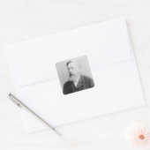 Wilhelm Liebknecht Quadratischer Aufkleber (Umschlag)