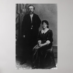 Wilhelm Liebknecht und Eleanor Aveling Poster