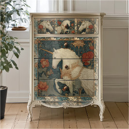 Wilhelm Morris Art Unicorn Seidenpapier