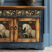 Wilhelm Morris Art Unicorn Seidenpapier