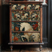 Wilhelm Morris Art Unicorn Seidenpapier