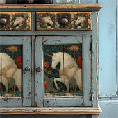 Wilhelm Morris Art Unicorn Seidenpapier