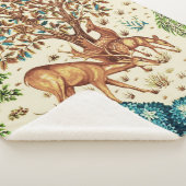 Wilhelm Morris Dez von Bach-Tapestry Beige Sherpadecke (3/4)