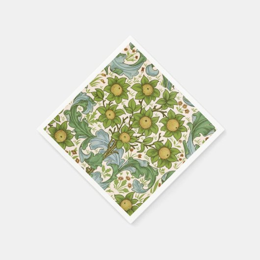 Wilhelm Morris' Orchard Serviette (Ecke)