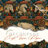 Wilhelm Morris Stil, Mittelalter Seidenpapier