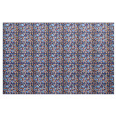 Wilhelm Morris Vintages Blaues Traubenmuster Stoff (Yard (91,4 cm))