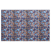 Wilhelm Morris Vintages Blaues Traubenmuster Stoff (Fat Quarter (45,7 x 55,9 cm))