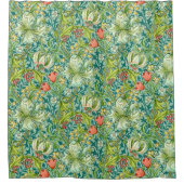 Wilhelm Morris Vintages Blumendesign Duschvorhang (Vorderseite)