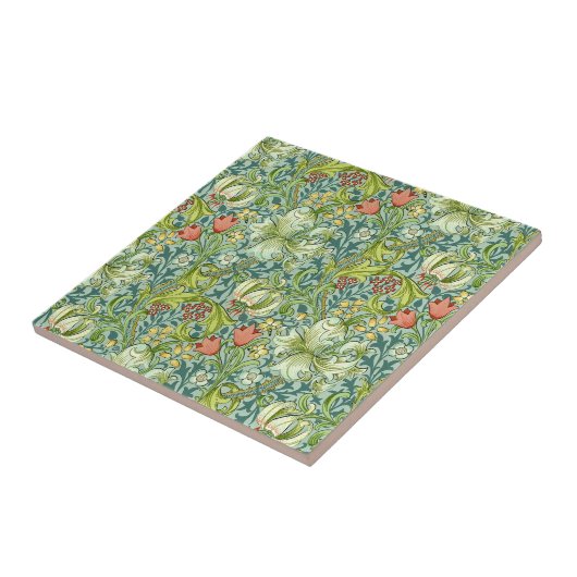 Wilhelm Morris Vintages Blumendesign Fliese (Seite)