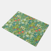 Wilhelm Morris Vintages Blumendesign Fußmatte (Schrägansicht)