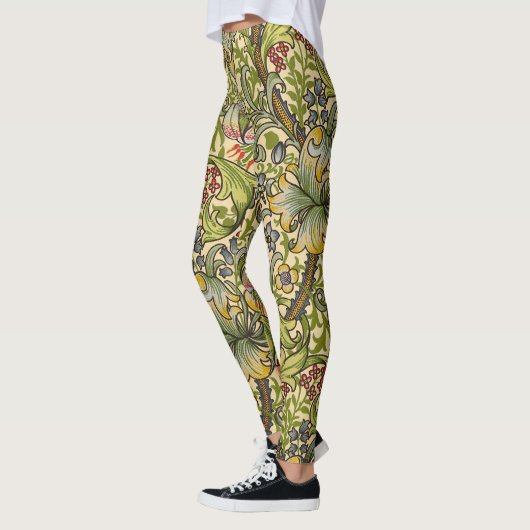 Wilhelm Morris Vintages Blumendesign Leggings (Links)