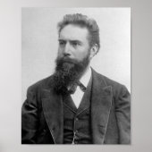 Wilhelm Rontgen Portrait Poster (Vorne)